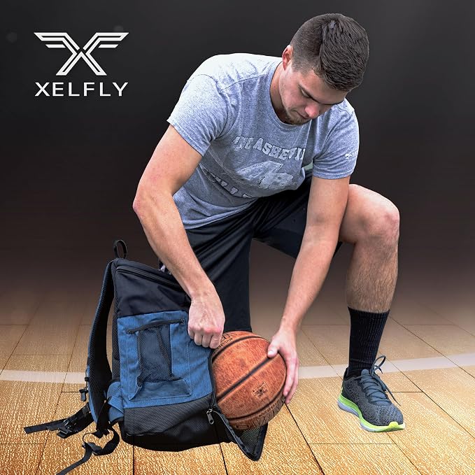Basketball Backpack with Ball Compartment - Image 8