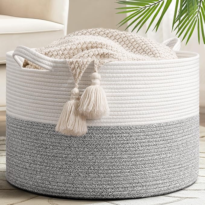 Goodpick Large Storage Basket 19.7'' x 12.6'', Basket by Goodpick
