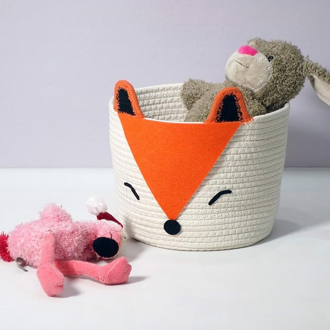 T&T Homewares Orange Fox Storage Basket - Image 8