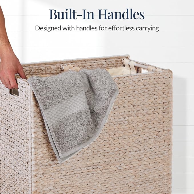 Best Choice Products Large Double Laundry Hamper - Image 6