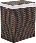 Seville Classics Premium Handwoven Portable Laundry Bin Basket by SevilleClassics
