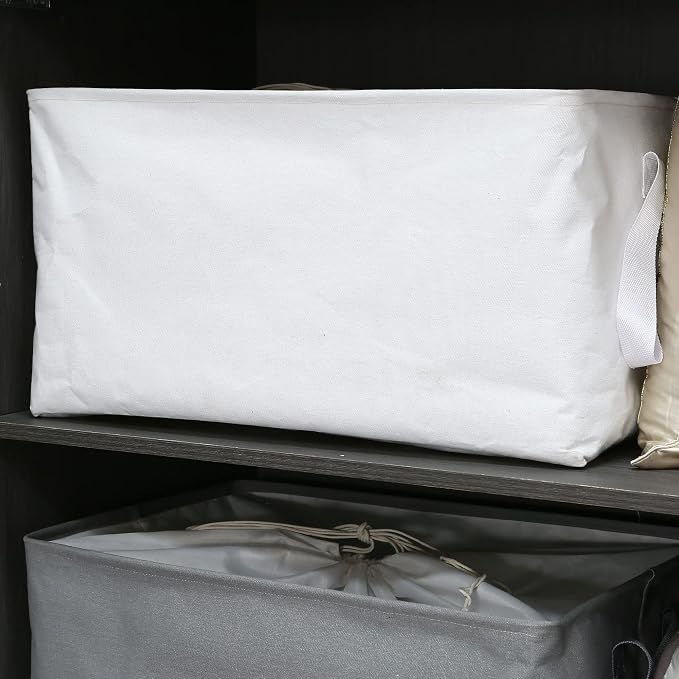 Hinwo 102L XXL Storage Bins, Foldable Clothes Storage Baskets - Image 3