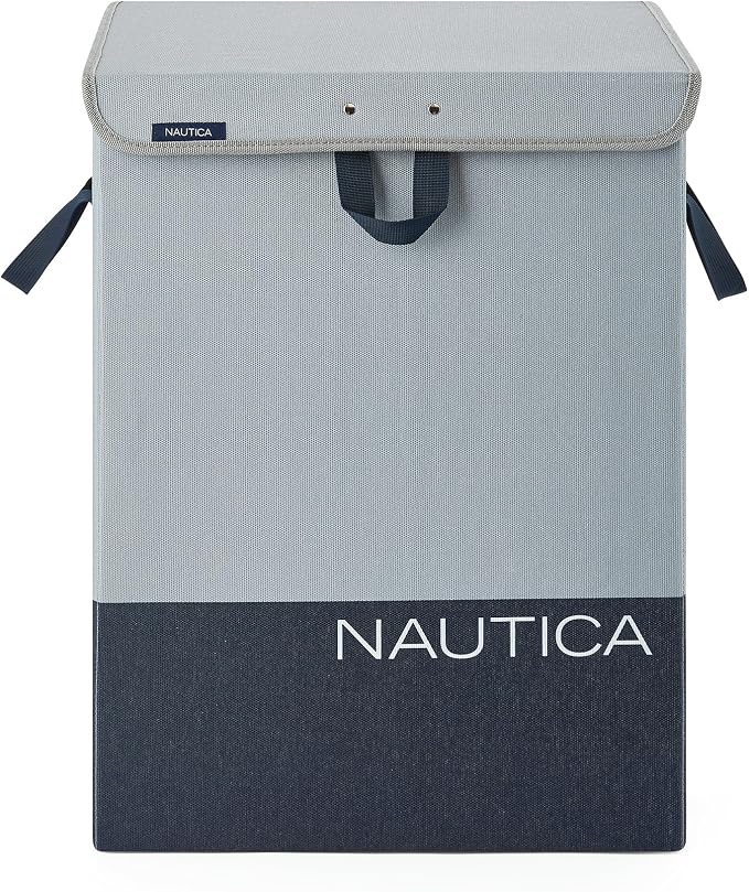 Nautica - Laundry Basket, Foldable Hamper & Storage Bin by Nautica
