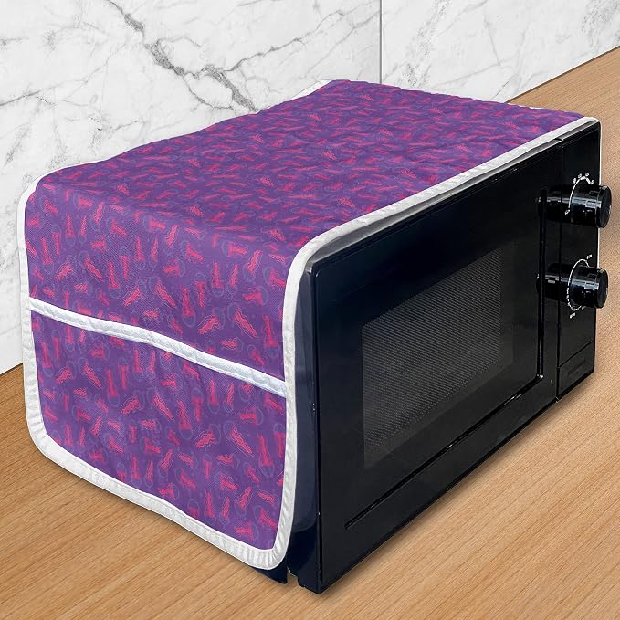 Ambesonne Jellyfish Microwave Oven Cover, Continuous Jellyfish by Ambesonne