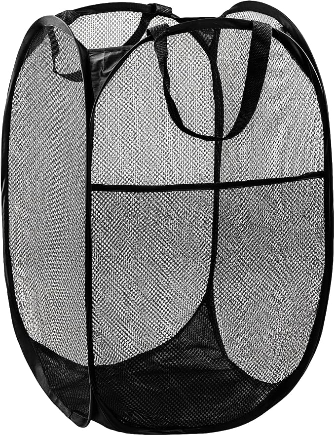 DUCOO Pop Up Hamper, Foldable Mesh Laundry Basket by Unknown