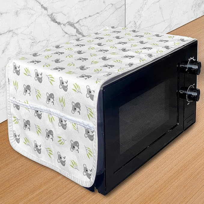 Lunarable Koala Microwave Oven Cover, Repeated Regular Shaped Animal by Lunarable