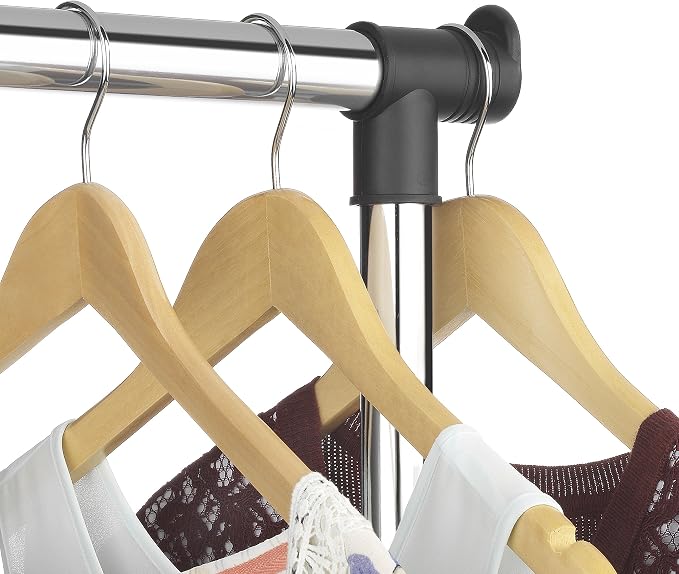 Whitmor Heavy Duty Adjustable Garment Rack-Rolling Clothes Organizer - Image 4