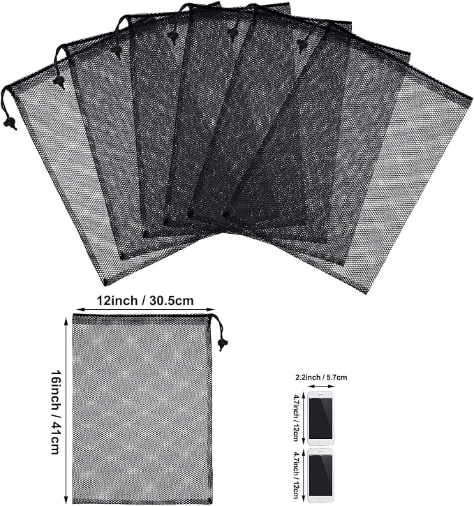 TecUnite 10 Pcs Mesh Laundry Bags - Image 2