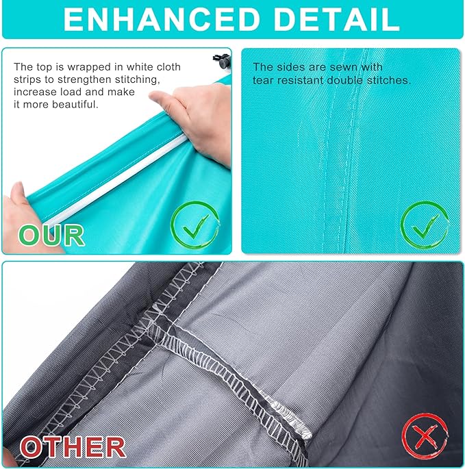 2 Pack XL Travel Laundry Bag, Machine Washable Dirty Clothes Organizer - Image 2