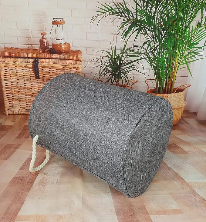 Round Laundry Basket Storage Bins Nursery Hamper Gift Baskets - Image 5