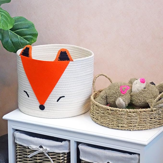 T&T Homewares Orange Fox Storage Basket - Image 6