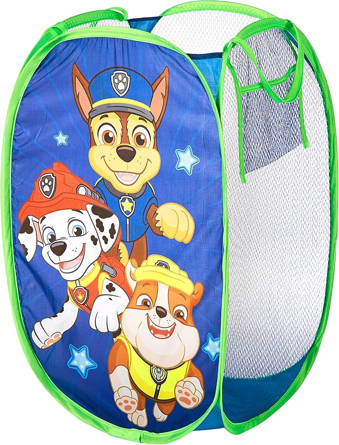 Nickelodeon Paw Patrol Chase, Rubble and Marshall Pop Up Hamper by IdeaNuovaCharacterShop