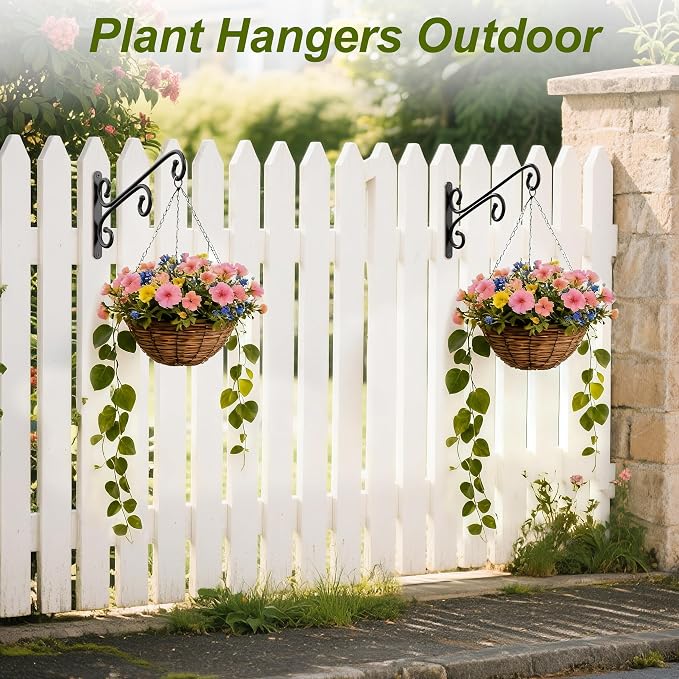 2 Pack Plant Hangers, Metal Plant Hooks - Image 4