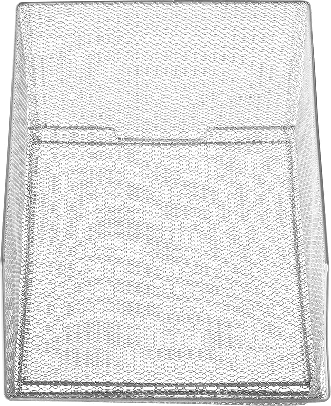 Mesh Stacking Bin Silver Storage Containers Great - Image 3