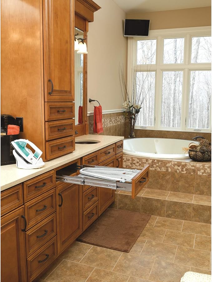 Rev-A-Shelf Pull Out Adjustable Folding Retractable Ironing Board - Image 3