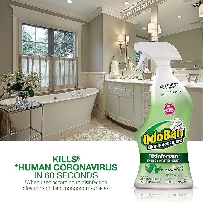 OdoBan Ready-to-Use Disinfectant and Odor Eliminator, 32 Ounce Spray Bottle - Image 4