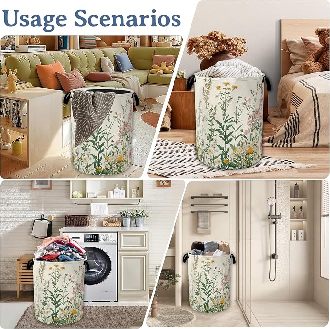 Wildflowers Laundry Hamper - Image 7