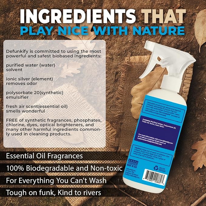 Fabric Freshener Spray, 32oz. 'Fresh Air' Odor Remover Spray. Shoe Deodorizer - Image 5