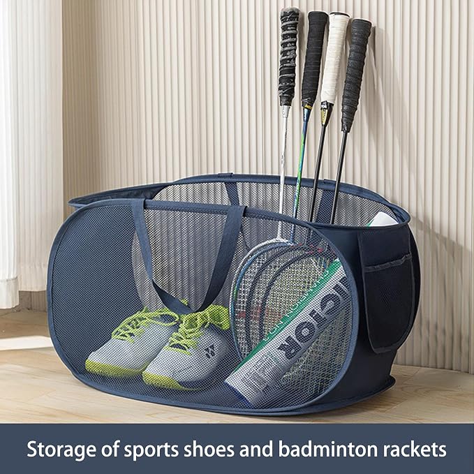 3 Pcs popup laundry hamper Sturdy Large Capacity collapsible laundry basket - Image 5