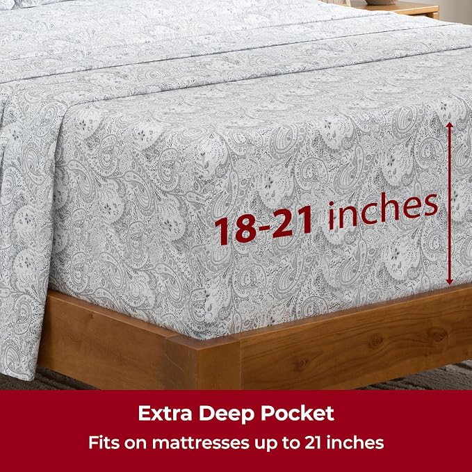 Mellanni Extra Deep Twin Sheets - Image 6