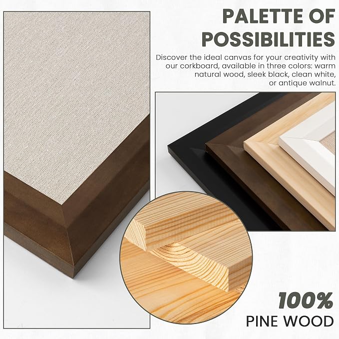 Cork Board Bulletin Board - Image 2