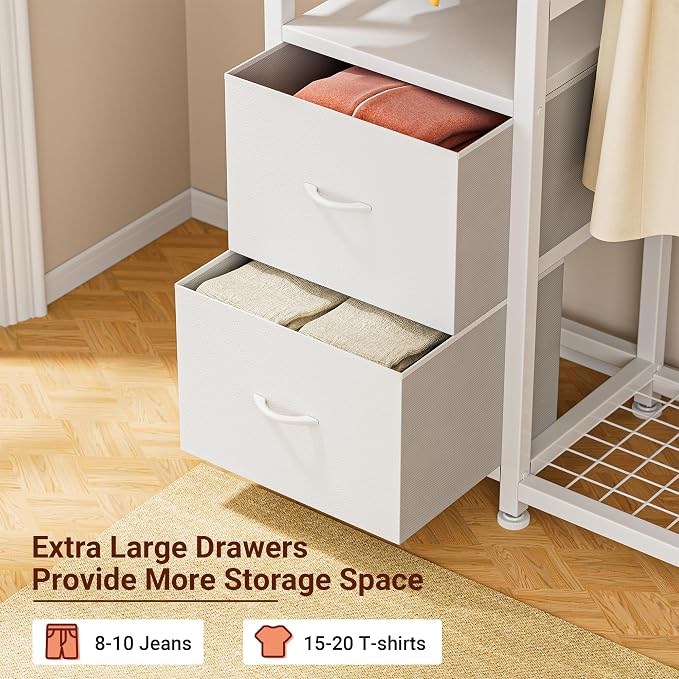 Lulive Clothes Rack, Heavy Duty Garment Rack - Image 3