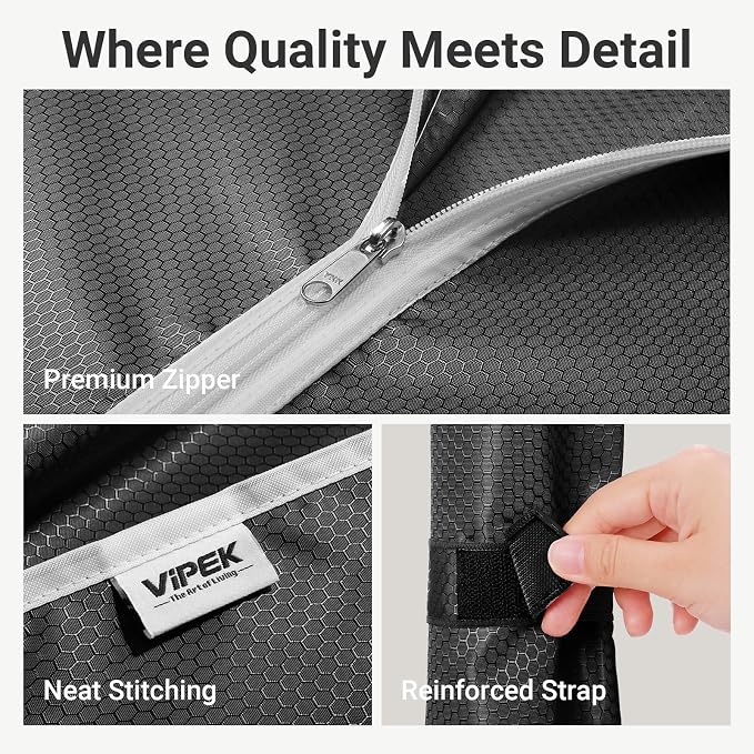 VIPEK R4C Portable Closet Rolling Clothes Rack Heavy Duty Adjustable Wardrobe - Image 4