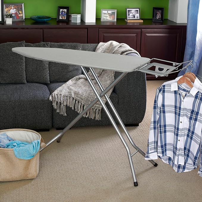 Household Essentials Wide Top Ironing Board, Steel Top Ironing Board - Image 2