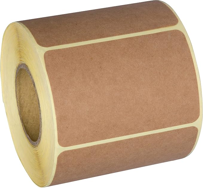 Camp Galaxy 2x3 Inch Natural Brown Kraft Stickers by SweetzerOrange