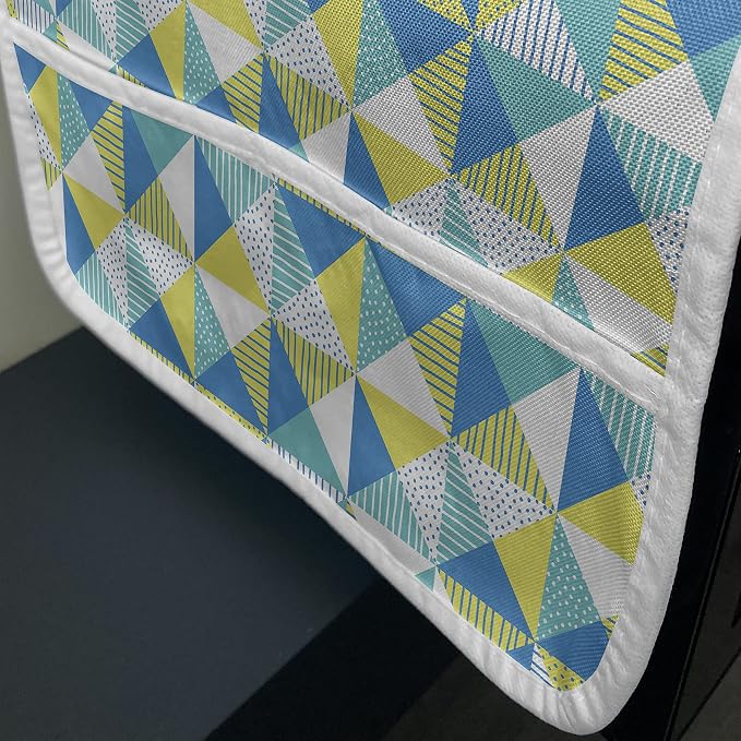 Ambesonne Geometric Microwave Oven Cover, Abstract Interpretation of Square - Image 3