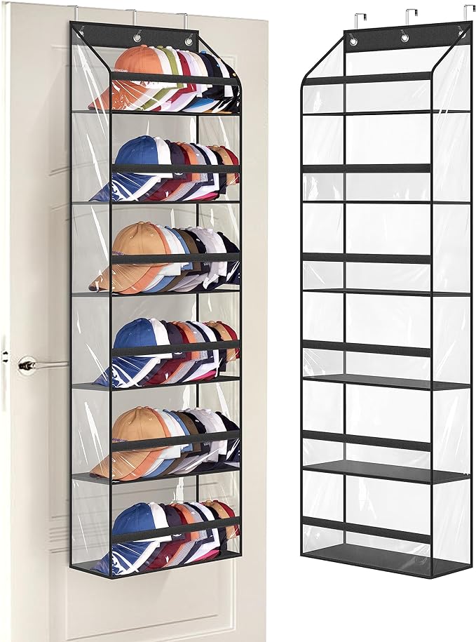 AOODA Clear Over The Door Hat Racks by AOODA