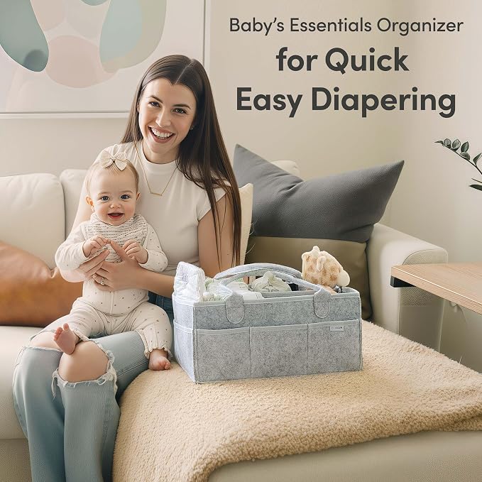 PUTSKA Baby Diaper Caddy Organizer - Image 2