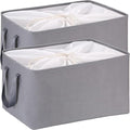 Hinwo 102L XXL Storage Bins, Foldable Clothes Storage Baskets by Hinwo