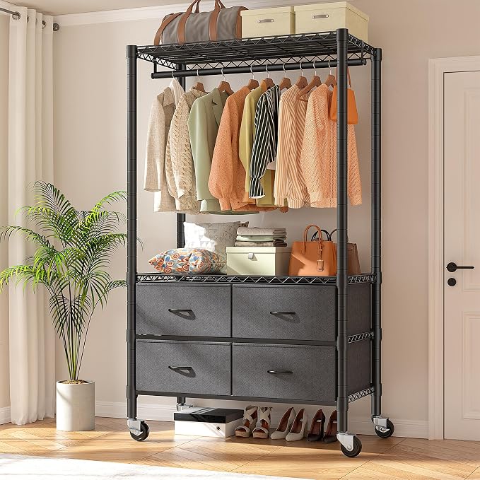 Raybee Clothes Rack Heavy Duty Clothing Rack by Raybee