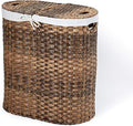 Seville Classics Premium Handwoven Portable Laundry Bin Basket by SevilleClassics