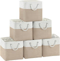 Fabric Cubes Storage Basket, 6 Pack 11x11 inch by FinishingBo