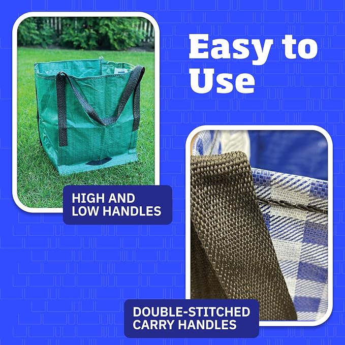 DURASACK Heavy Duty Storage Tote Bag 22-Gallon Rugged Woven Polypropylene - Image 5