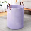80L Large Rope Basket, Woven Rope Storage by Wymulot