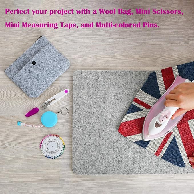Rdutuok 24x17 Inches Wool Pressing Mat - Image 9