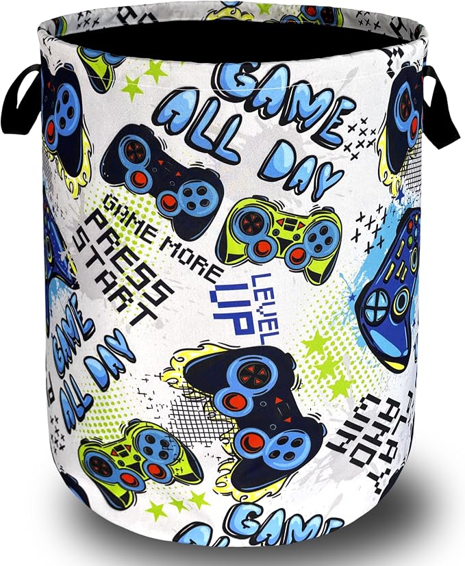 Funny Cool Game Machine Laundry Basket Games Foldable Colorful Laundry Hamper by SELIONLIKN