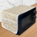 Ambesonne Beige Microwave Oven Cover, Vintage Flower Pattern Abstract Lines by Ambesonne