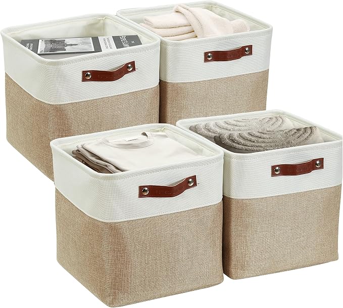 DECOMOMO Storage Cubes, 12x12 Storage Bins, Baskets by DECOMOMO
