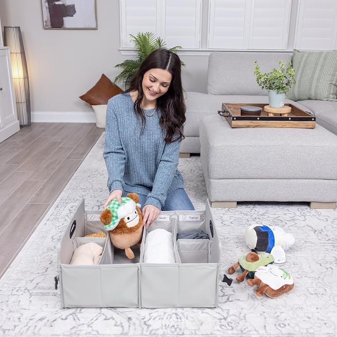 Collapsible Laundry Tote with Handles 51L - Image 3