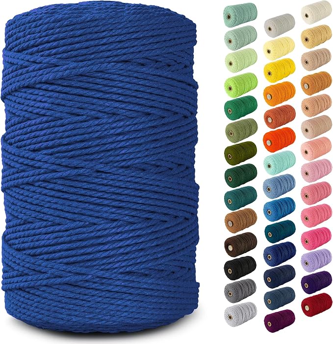 Nook Theory Macrame Cord - 3mm 220 Yards Cotton Rope by NookTheory