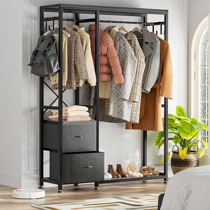 Lulive Clothes Rack, Heavy Duty Garment Rack - Image 8