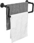 MyGift Double Industrial Pipe Towel Bar by MyGiftHome