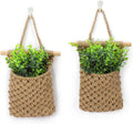 2 Packs Macrame Wall Planters by Shineloha