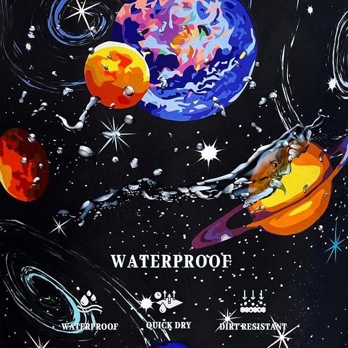 Colorful Starry Sky Planets Laundry Basket Galaxy Funny Laundry Hamper Foldable - Image 5
