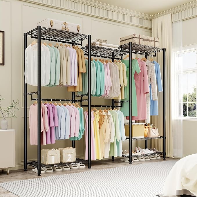 Freestanding Clothes Rack Garment Racks - Image 7