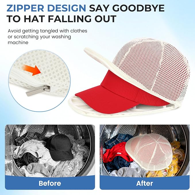 Hat Washer Cage for Baseball Caps, Hat Cleaner for Washing Machine & Dishwasher - Image 5